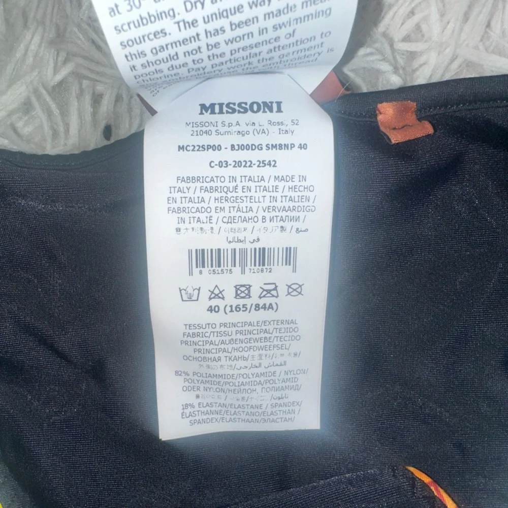 New Missoni Mare Zig-zag Knit Bikini Bottom Size 40 - Picture 11 of 11